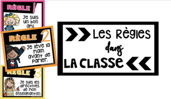Preview of Les Règles dans la Classe!