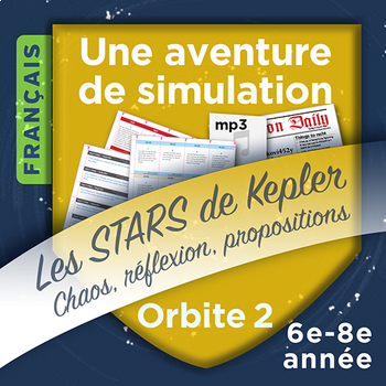 Preview of #2 - Aventure de simulation hors du monde - Grade 6e, 7e, 8e année