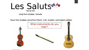 Preview of Les Saluts (French Canadian Folk Dance)
