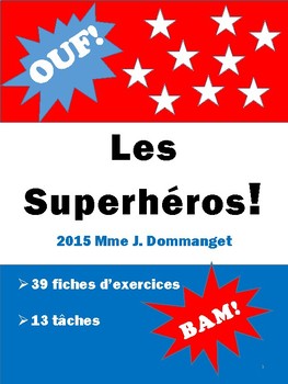 Preview of Les Superhéros!