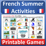Les Vacances French Summer Vacation été Fun Games Summer A