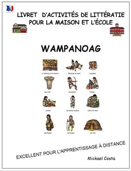Preview of Les Wampanoag, First Nations, distance learning, French (#234)