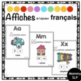 Les affiches d'alphabet - French alphabet posters