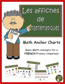 Preview of Les affiches de mathématiques - French Math posters (French Math anchor charts)