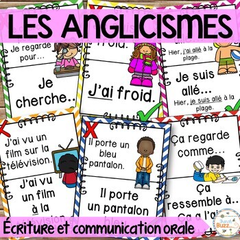 Preview of Les anglicismes - Affiches - French Anglicisms Posters