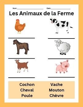 Les animaux by Madame Bouchard | TPT