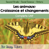 Les animaux: Croissance et changement (Grade 2 French Onta