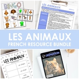 French Animals Activities Bundle | les animaux