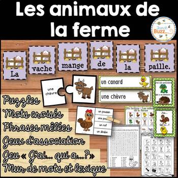 Les animaux - Ensemble de jeux j\'ai qui a.?