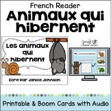 Les animaux qui hibernent French Reader Printable & Boom C