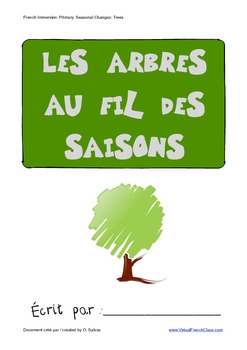 Preview of Les arbres au fil des saisons - Trees of the season FRENCH