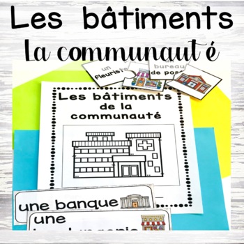 Preview of Les bâtiments dans la communauté buildings in the community grade 1