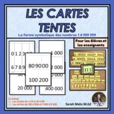French Place Value Number Tent Cards Les cartes tentes