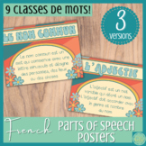 Les classes de mots : affiches / French Parts of Speech Po