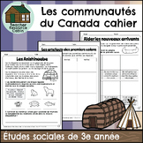 Les communautés du Canada cahier (Grade 3 FRENCH Social Studies)