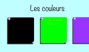 Preview of Les couleurs