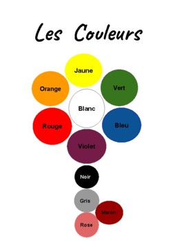 Les couleurs by EducationalFinds | TPT