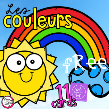 Preview of FREE FRENCH BOOM CARDS •Les couleurs