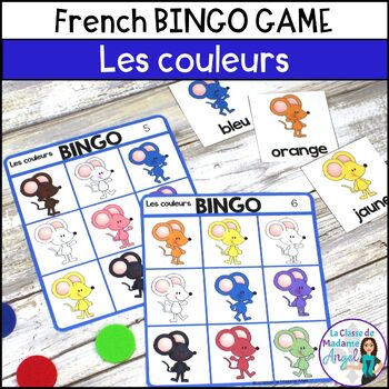 Preview of Les couleurs | French Colours Bingo Game