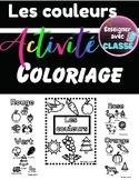 Les couleurs, activité de coloriage