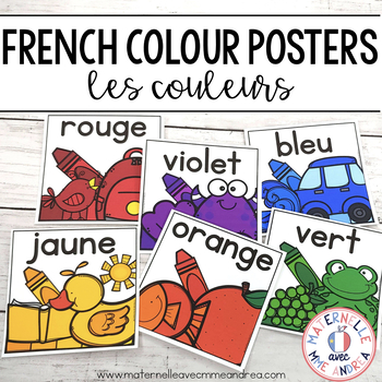Preview of Les couleurs - affiches (FRENCH Colour Color posters)