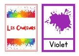 Les couleurs- french flashcards