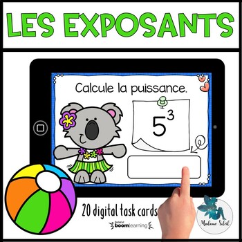 Preview of Les exposants Boom Cards