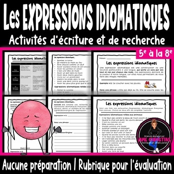 Preview of Les expressions idiomatiques I French Idiomatic Expressions