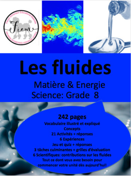 Preview of Les fluides, Grade 8, 242 pages