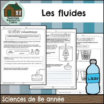 Preview of Les fluides (Grade 8 FRENCH Ontario Science)