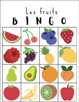 Fruit & Veggie color bingo BY Smart Picks Healty ideas for Hungry minds!
