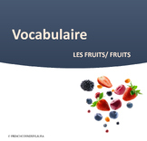 Les fruits / French fruits Poster / teachers materials