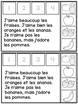 Les fruits et légumes séquence | Compréhension orale & Boom Cards Audio ...