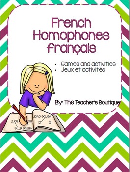 french homophones francais by nadia s notebook tpt