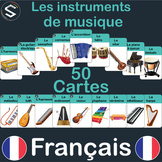 Les instruments de musique | FRENCH Music Vocabulary Flash