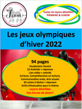 Preview of Les jeux olympiques d'hiver 2022, 94 pages, Trousse complète, PR/JR