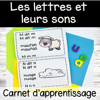 Preview of Les lettres et leurs sons French letter sound booklet
