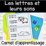 Les lettres et leurs sons French letter sound booklet