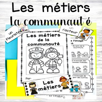 Preview of Les métiers dans la communauté French jobs in the community