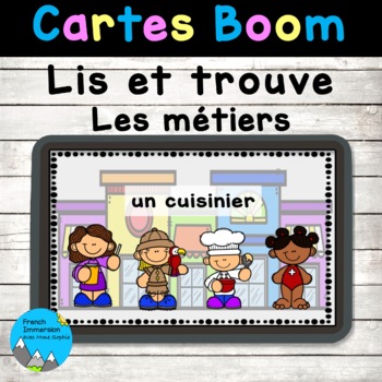 Preview of Les métiers dans la communauté lecture French jobs in the community reading