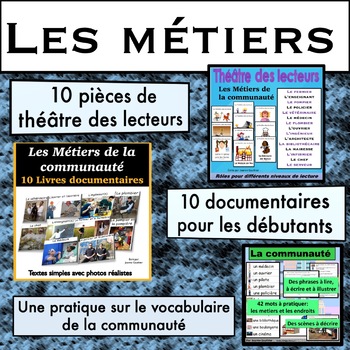 Preview of Les métiers de la communauté - la trousse {Community Workers Mega Bundle French}