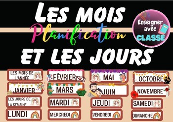 Preview of Les mois de l'année et les jours de la semaine