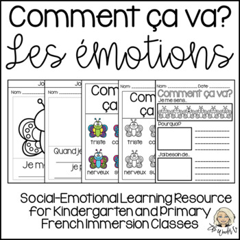 Preview of Emotions et Sentiments - Feelings Check In - Emotions and Feelings Journal - SEL