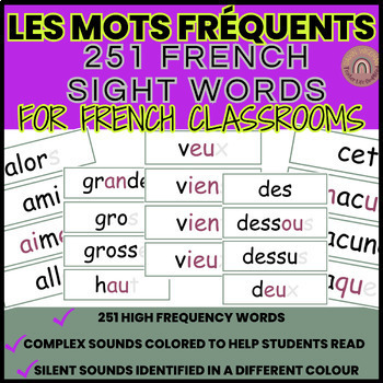Preview of Les Mots Fréquents/ French Science of Reading/Les mots décodables 