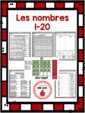 Les nombres 1-20 NO PREP FRENCH Math Numbers 1-20 worksheets