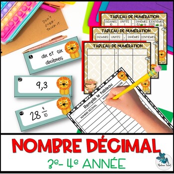 Preview of Les nombres décimaux -   La conversion