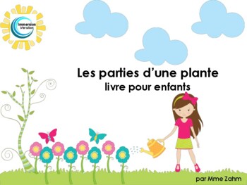 Preview of Les parties d'une plante- livre pour enfants