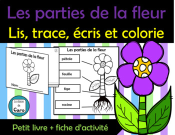 Preview of Les parties de la fleur - Petit livre et fiche d'activité