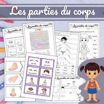 Les parties du corps - French activities, French body parts | TPT