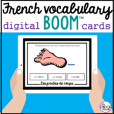 Les parties du corps French vocabulary review digital BOOM cards